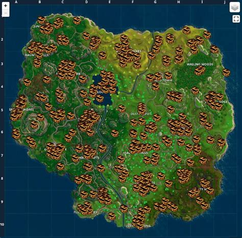 All Loot Treasure Locations per Region .